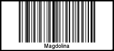 Interpretation von Magdolina als Barcode