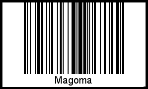 Interpretation von Magoma als Barcode