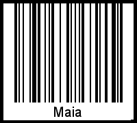 Barcode-Foto von Maia