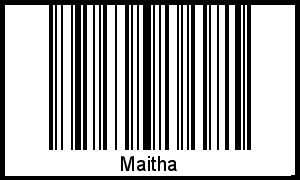 Barcode-Foto von Maitha