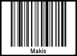 Makis als Barcode und QR-Code