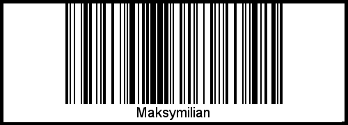 Barcode-Foto von Maksymilian