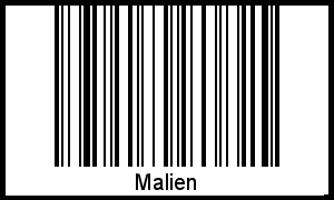 Interpretation von Malien als Barcode