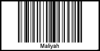 Barcode-Grafik von Maliyah