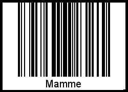Barcode-Grafik von Mamme