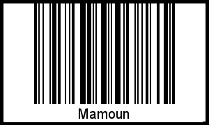 Barcode-Grafik von Mamoun