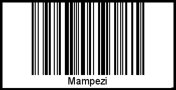 Mampezi als Barcode und QR-Code