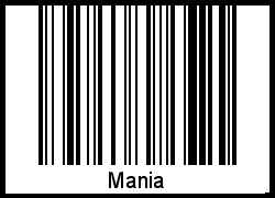 Interpretation von Mania als Barcode