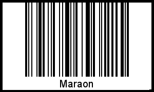 Maraon als Barcode und QR-Code