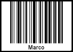 Barcode-Foto von Marco