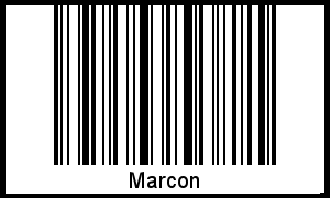 Interpretation von Marcon als Barcode