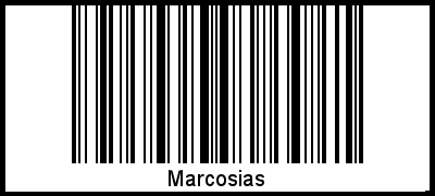 Marcosias als Barcode und QR-Code