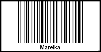 Interpretation von Mareika als Barcode