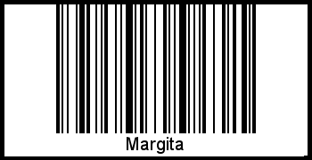 Interpretation von Margita als Barcode