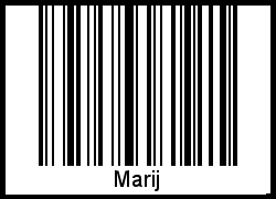Interpretation von Marij als Barcode