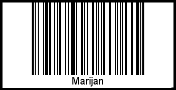 Interpretation von Marijan als Barcode