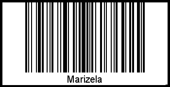 Barcode des Vornamen Marizela