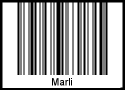 Interpretation von Marli als Barcode