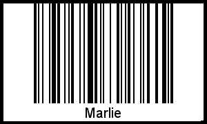 Marlie als Barcode und QR-Code