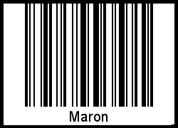 Barcode-Grafik von Maron