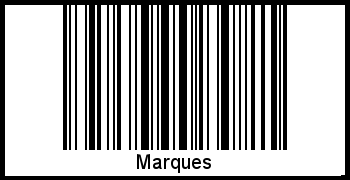 Interpretation von Marques als Barcode