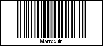 Barcode-Foto von Marroquin