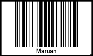 Interpretation von Maruan als Barcode