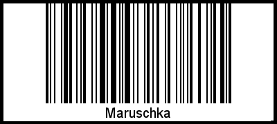 Interpretation von Maruschka als Barcode