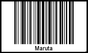 Maruta als Barcode und QR-Code