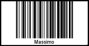 Massimo als Barcode und QR-Code