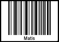 Barcode-Foto von Matis