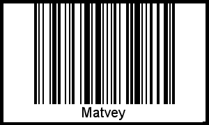 Barcode-Grafik von Matvey