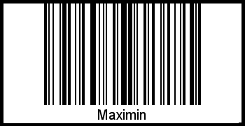 Maximin als Barcode und QR-Code