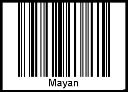 Barcode-Foto von Mayan