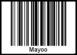 Mayoo als Barcode und QR-Code