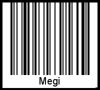Interpretation von Megi als Barcode