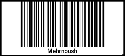 Barcode-Foto von Mehrnoush