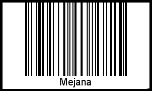 Barcode-Grafik von Mejana