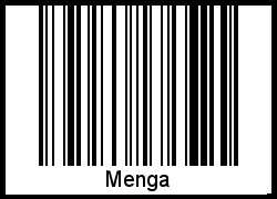 Barcode-Foto von Menga