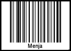 Barcode-Foto von Menja