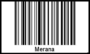 Barcode-Grafik von Merana