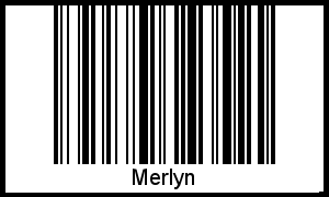 Merlyn als Barcode und QR-Code