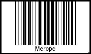 Barcode-Foto von Merope