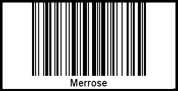 Barcode-Grafik von Merrose