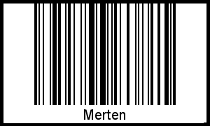 Barcode-Grafik von Merten