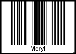 Barcode-Grafik von Meryl