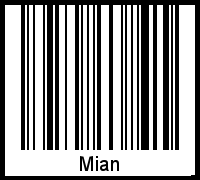 Interpretation von Mian als Barcode