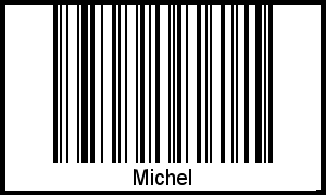 Der Voname Michel als Barcode und QR-Code