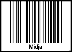 Barcode-Foto von Midja