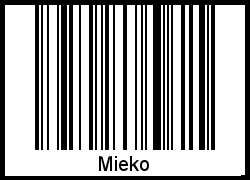 Barcode-Foto von Mieko